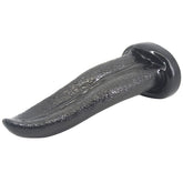 Black Tongue Shape Anal Plug Adult Intimacy Toy Soft PVC ANAL TOYS